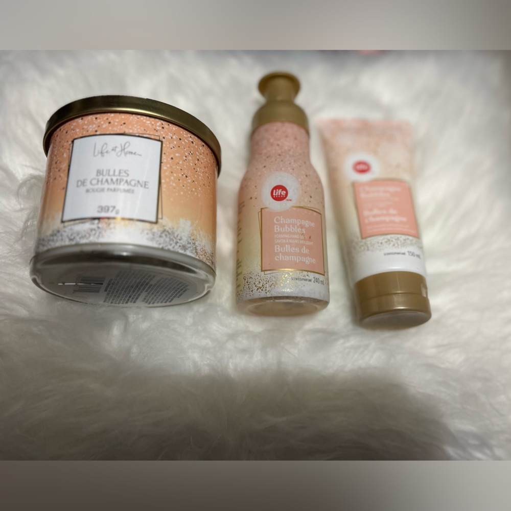 ‼️‼️ SOLD ‼️‼️Champagne Bubbles Set